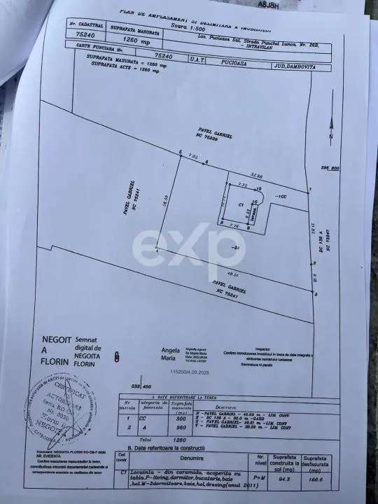 Casă P+M la roșu 188 mp și teren de 3.400 mp cu livadă in Pucioasa-Sat - foto 17
