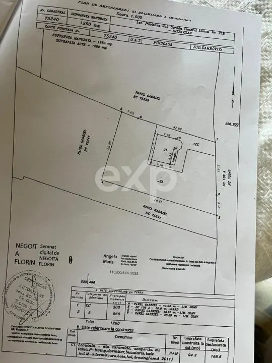 Casă P+M la roșu 188 mp și teren de 3.400 mp cu livadă in Pucioasa-Sat - foto 19