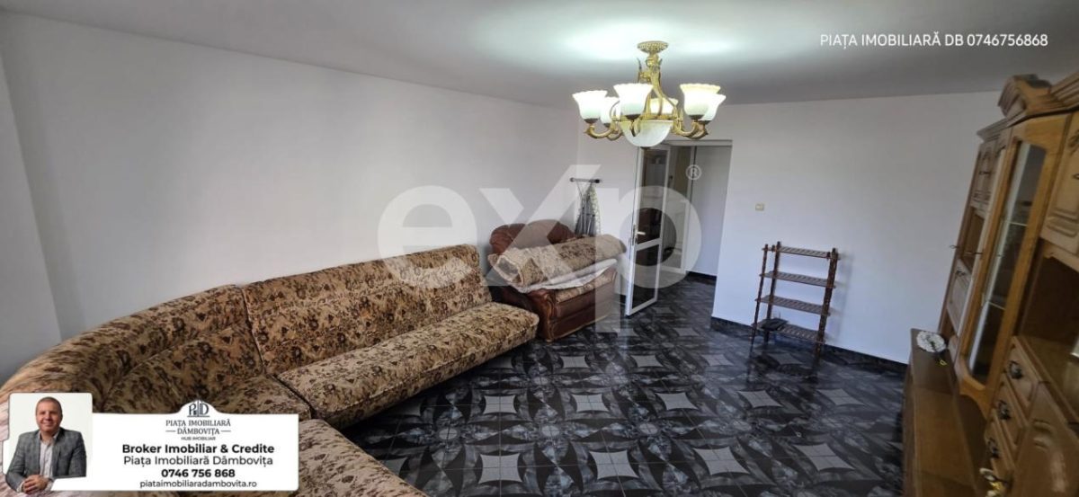 Super-Oportunitate! Apartament Spațios 3 Camere Decomandat(81 mp utili, An 1990) - Targoviste