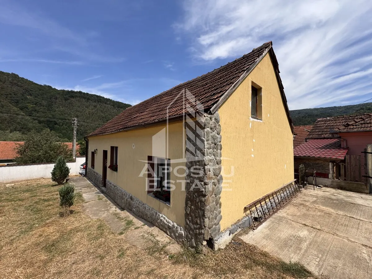 Casa batraneasca, renovata complet, teren 640mp, in Dabaca, Hunedoara - foto 3