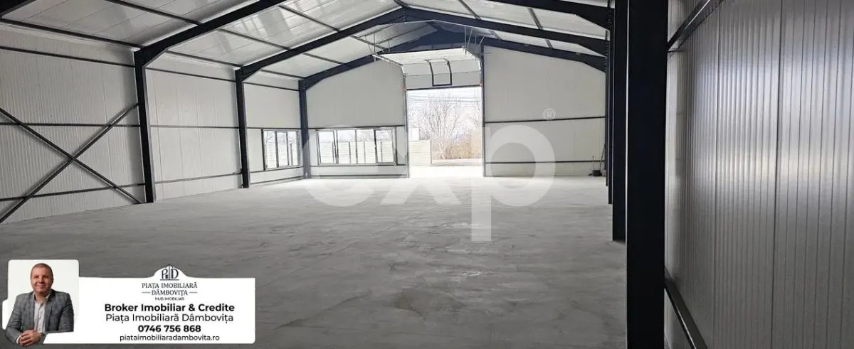 ÎNCHIRIERE Hală / Depozit 370 mp – Aninoasa, Dâmbovița – Nouă/Gata de Utilizare - foto 1