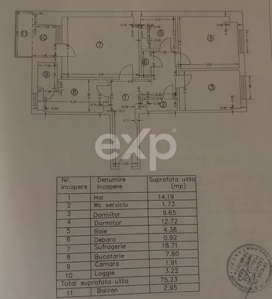 Apartament 3 Camere Decomandat – 86 mp – Renovare Lux 2022 – Vedere Panoramică - foto 11