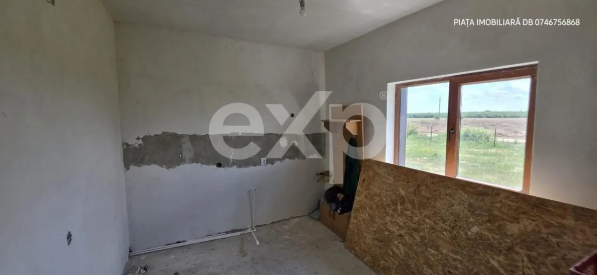 Casă individuală P+1 nefinalizată, construcție 2021, 1.000 mp teren, Colacu-DB - foto 8