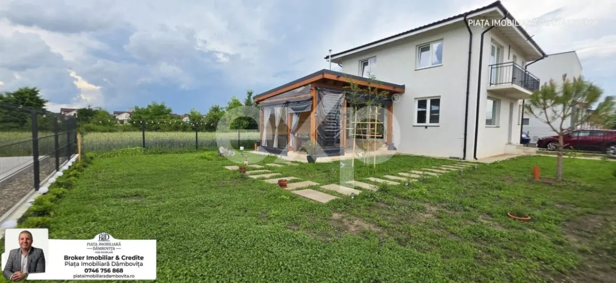 Casă Modernă P+1 – 132 mp Utili în Cartier Rezidențial, ULMI-lângă Târgoviște - foto 1