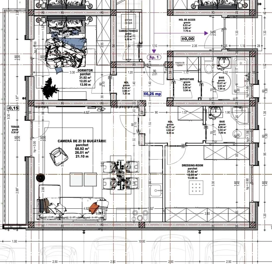 Apartamente cu 3 camere si 2 bai, in bloc nou, Calea Urseni, Giroc - foto 8