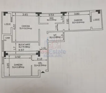 Apartament 3 camere Podul de Fier - foto 13