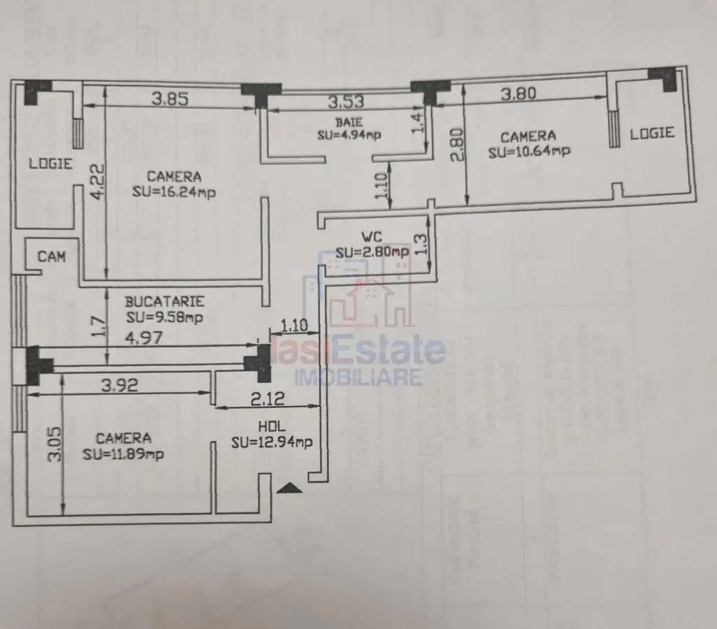 Apartament 3 camere Podul de Fier - foto 13