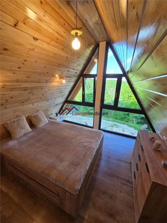 Cabana A-Frame premium â€“ confort, natură și intimitate! - foto 11