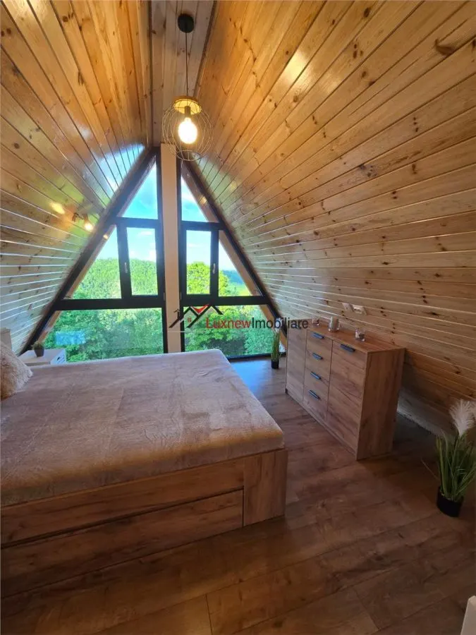Cabana A-Frame premium â€“ confort, natură și intimitate! - foto 14