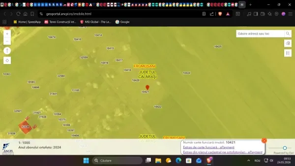Teren pentru casă lângă București 995 mp,Postăvari, 22,44 m deschidere - foto 4