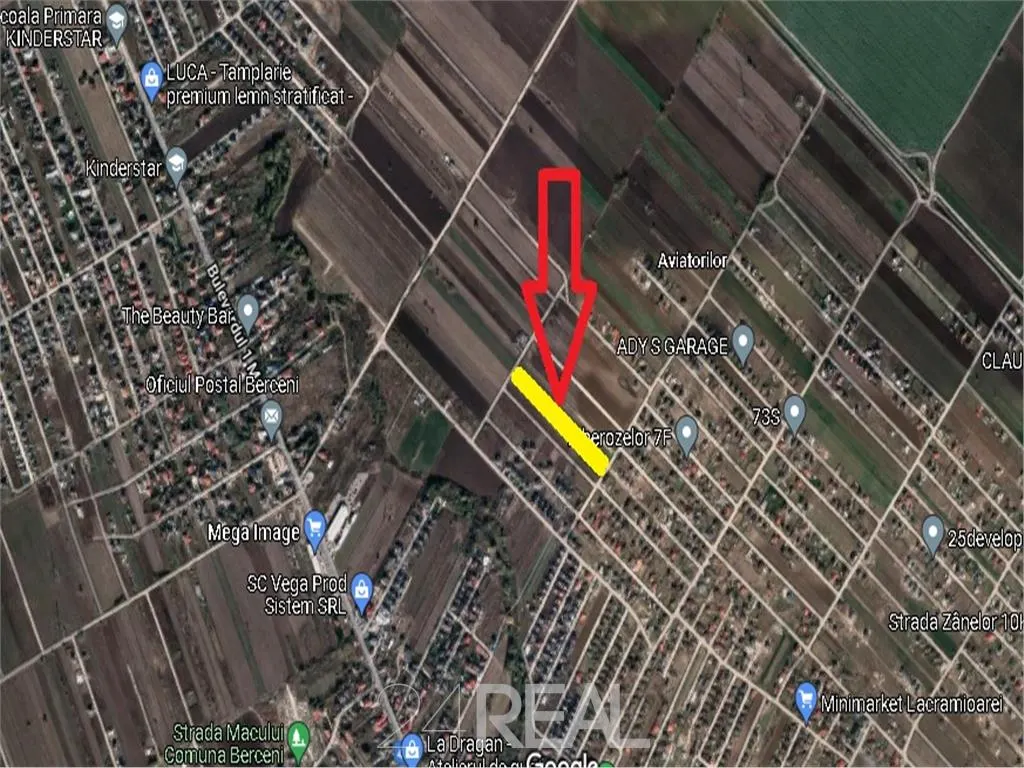 Loturi de vanzare 470 mp comuna Berceni - drum asfaltat, utilitati - foto 1