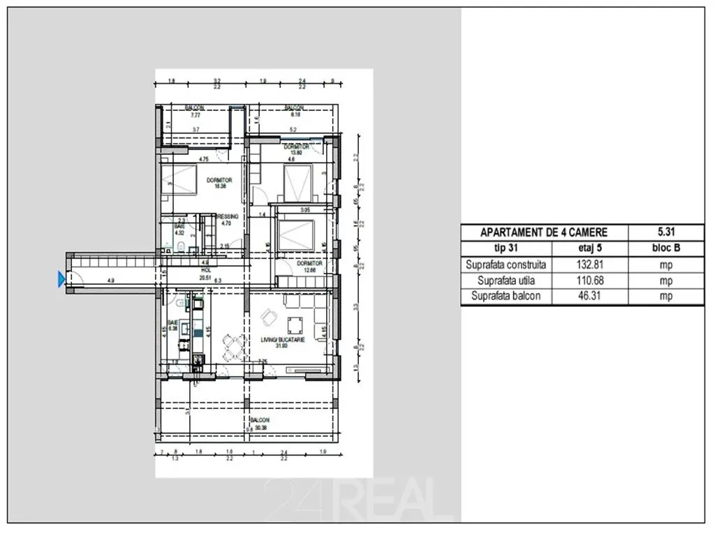 Vanzare apartamente 4 camere langa Padurea Baneasa - foto 3