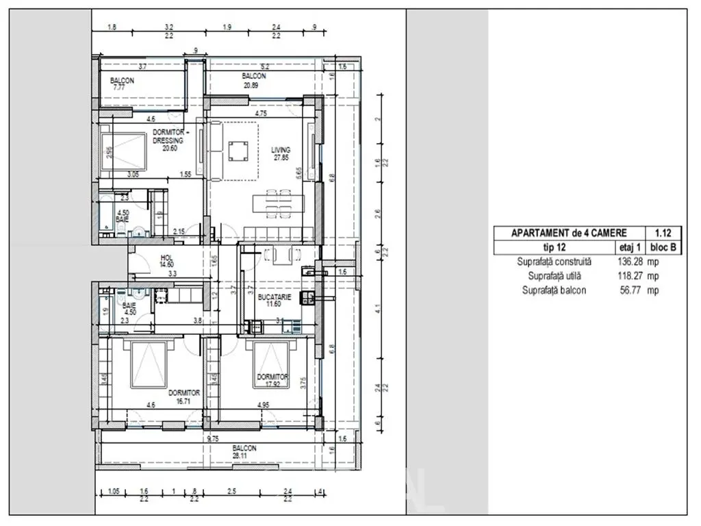 Vanzare apartamente 4 camere langa Padurea Baneasa - foto 4