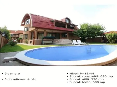 Inchiriere vila cu gradina si piscina - Pipera - Voluntari