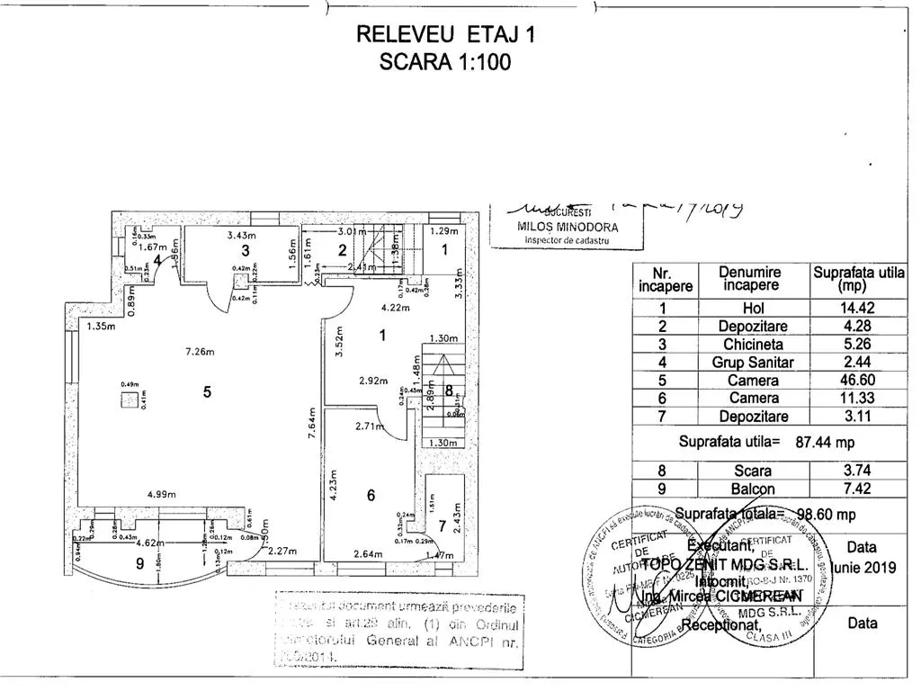 Spatiu birouri de inchiriat in vila - Tei/Barbu Vacarescu - de la 88mp - foto 2
