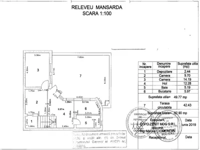 Spatiu birouri de inchiriat in vila - Tei/Barbu Vacarescu - de la 88mp - foto 16