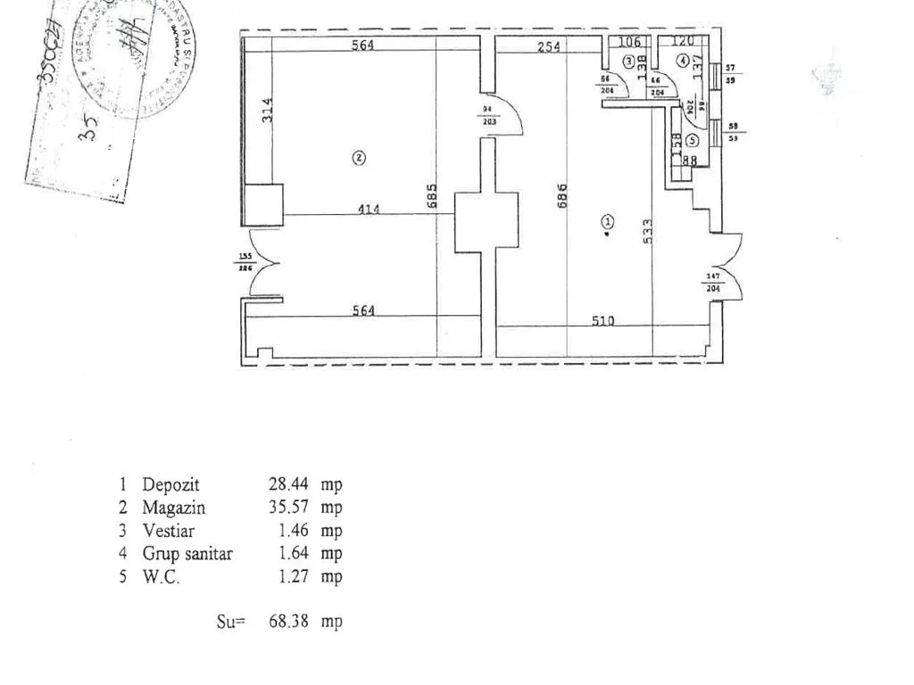 Vanzare spatiu comercial 68 mp - foto 4