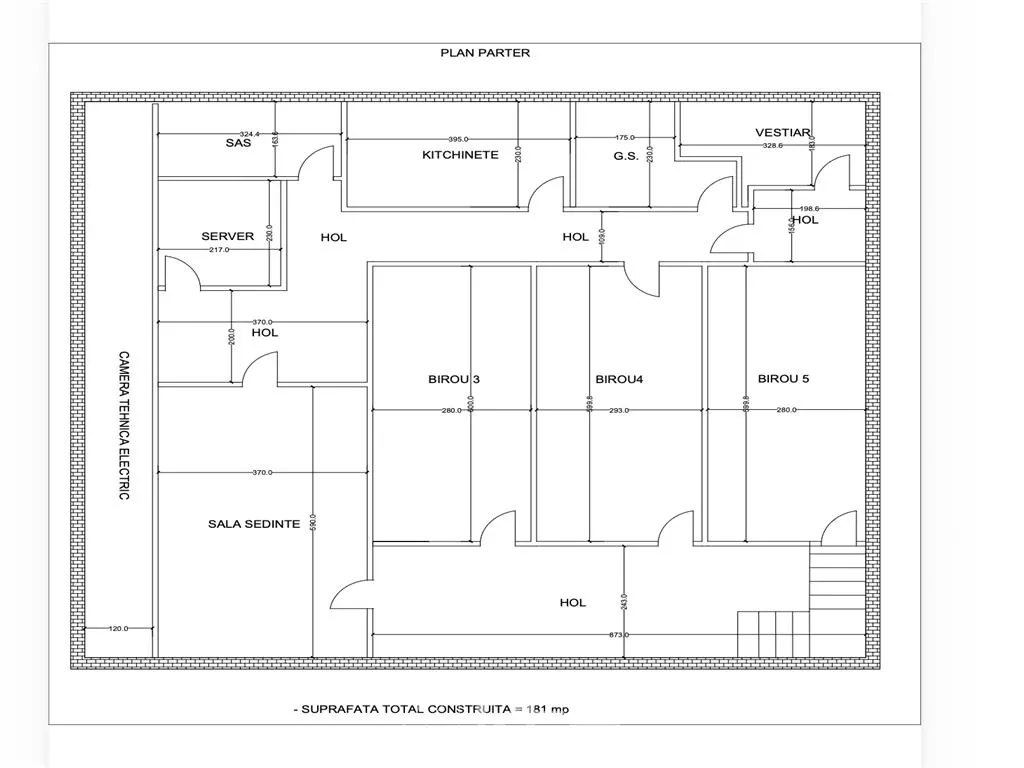 Spatiu comercial de inchiriat - 265 mp - foto 2