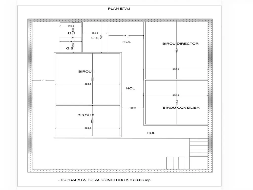 Spatiu comercial de inchiriat - 265 mp - foto 3