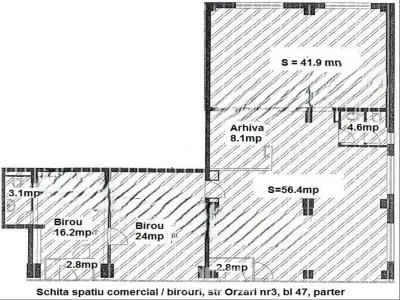 Inchiriere spatiu comercial Piata Muncii - pretabil birouri/retail - foto 4