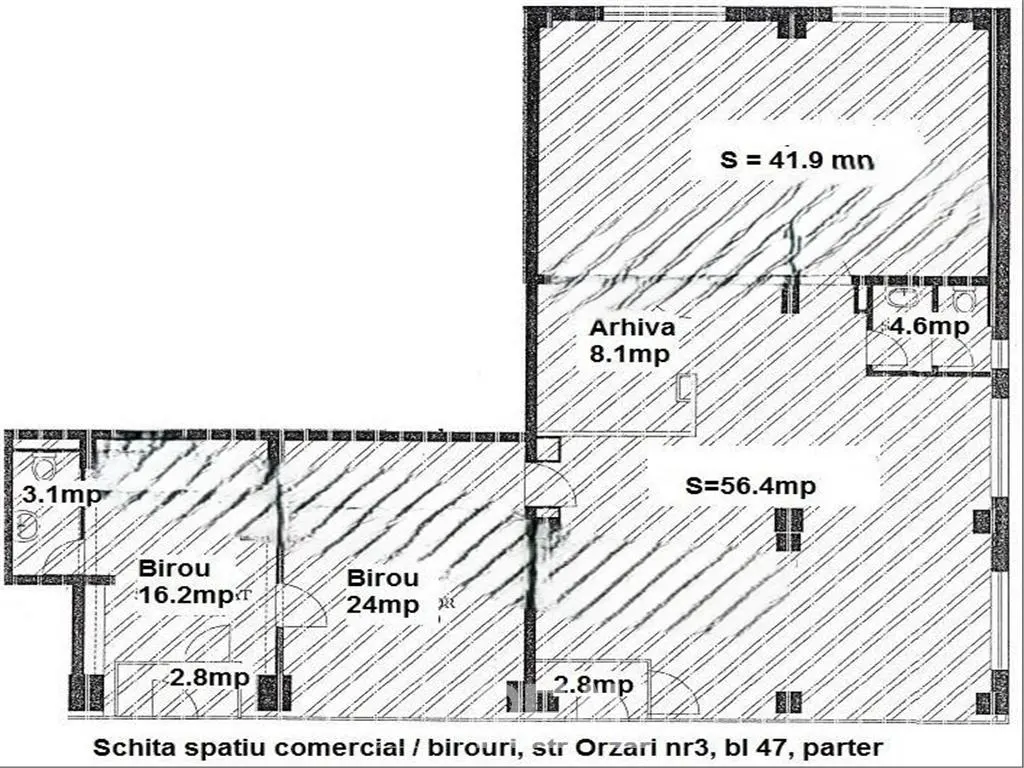 Inchiriere spatiu comercial Piata Muncii - pretabil birouri/retail - foto 4