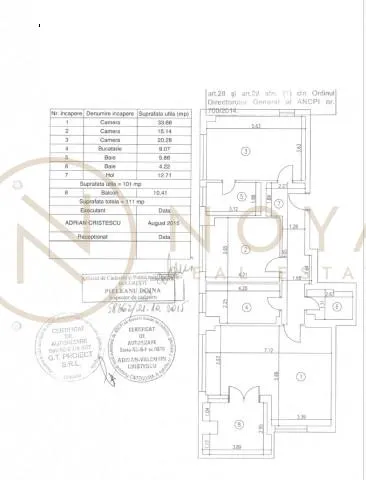 Apartament 3 camere Floreasca Aviatiei complex pe lac Parcare+Boxa - foto 9