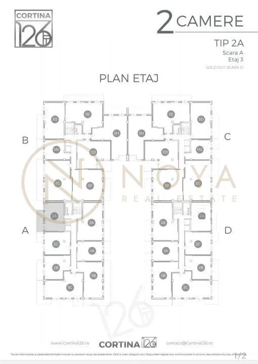 Apartament de 2 camere Cortina 126 - foto 3