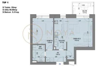 Apartament de 2 camere in zona Aviatiei Nusco - foto 2