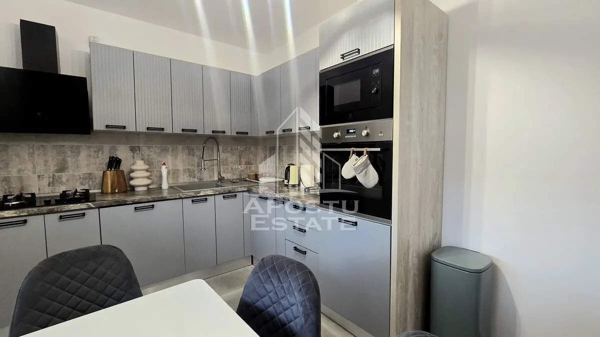Duplex mobilat de vanzare, 3 camere, 2 bai, teren 400mp, Mosnita Veche - foto 11