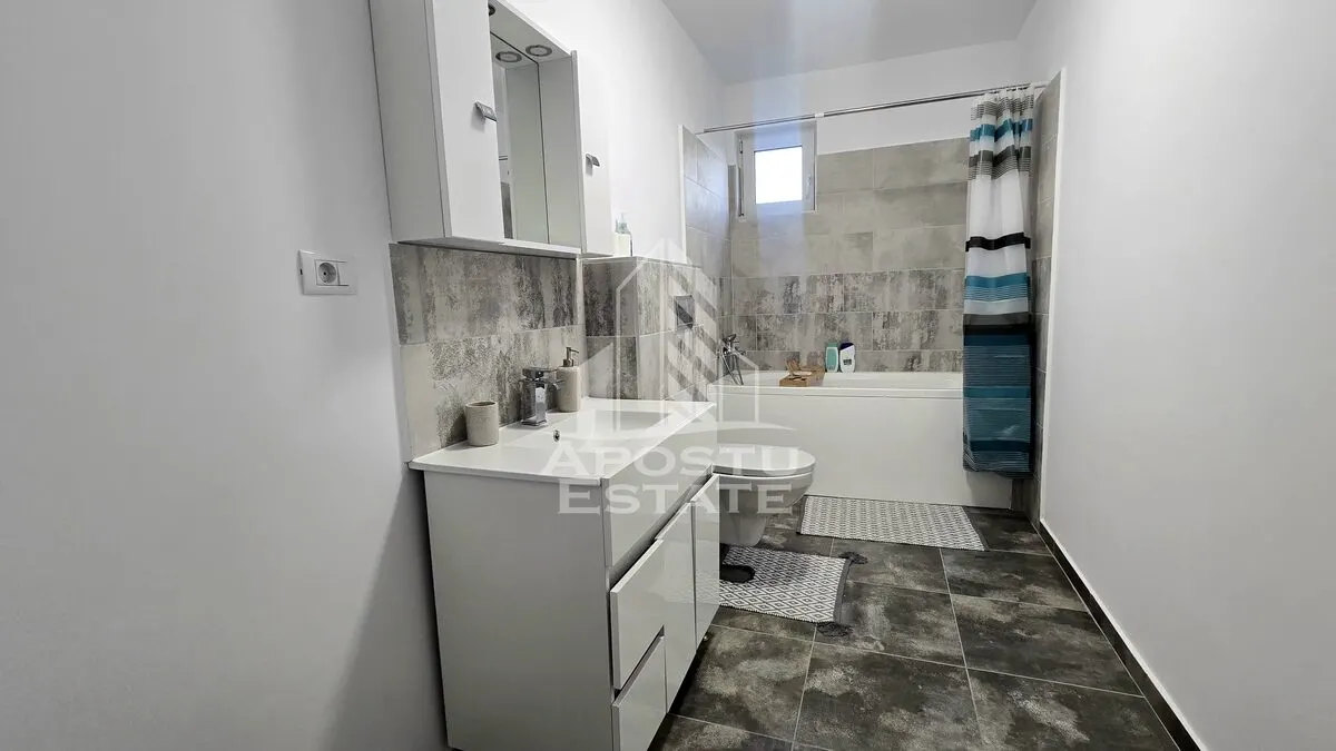 Duplex mobilat de vanzare, 3 camere, 2 bai, teren 400mp, Mosnita Veche - foto 15