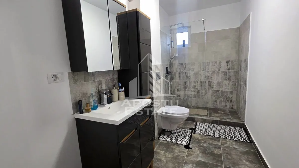 Duplex mobilat de vanzare, 3 camere, 2 bai, teren 400mp, Mosnita Veche - foto 22