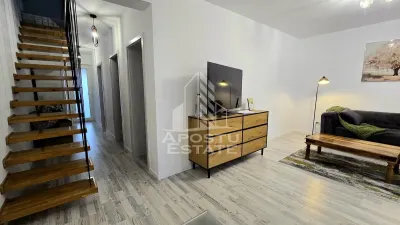 Duplex mobilat de vanzare, 3 camere, 2 bai, teren 400mp, Mosnita Veche - foto 4