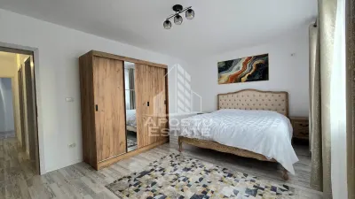 Duplex mobilat de vanzare, 3 camere, 2 bai, teren 400mp, Mosnita Veche - foto 7