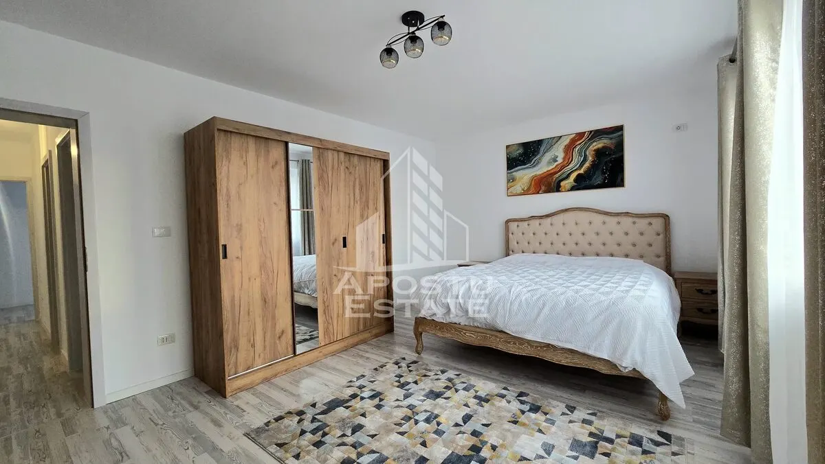 Duplex mobilat de vanzare, 3 camere, 2 bai, teren 400mp, Mosnita Veche - foto 8