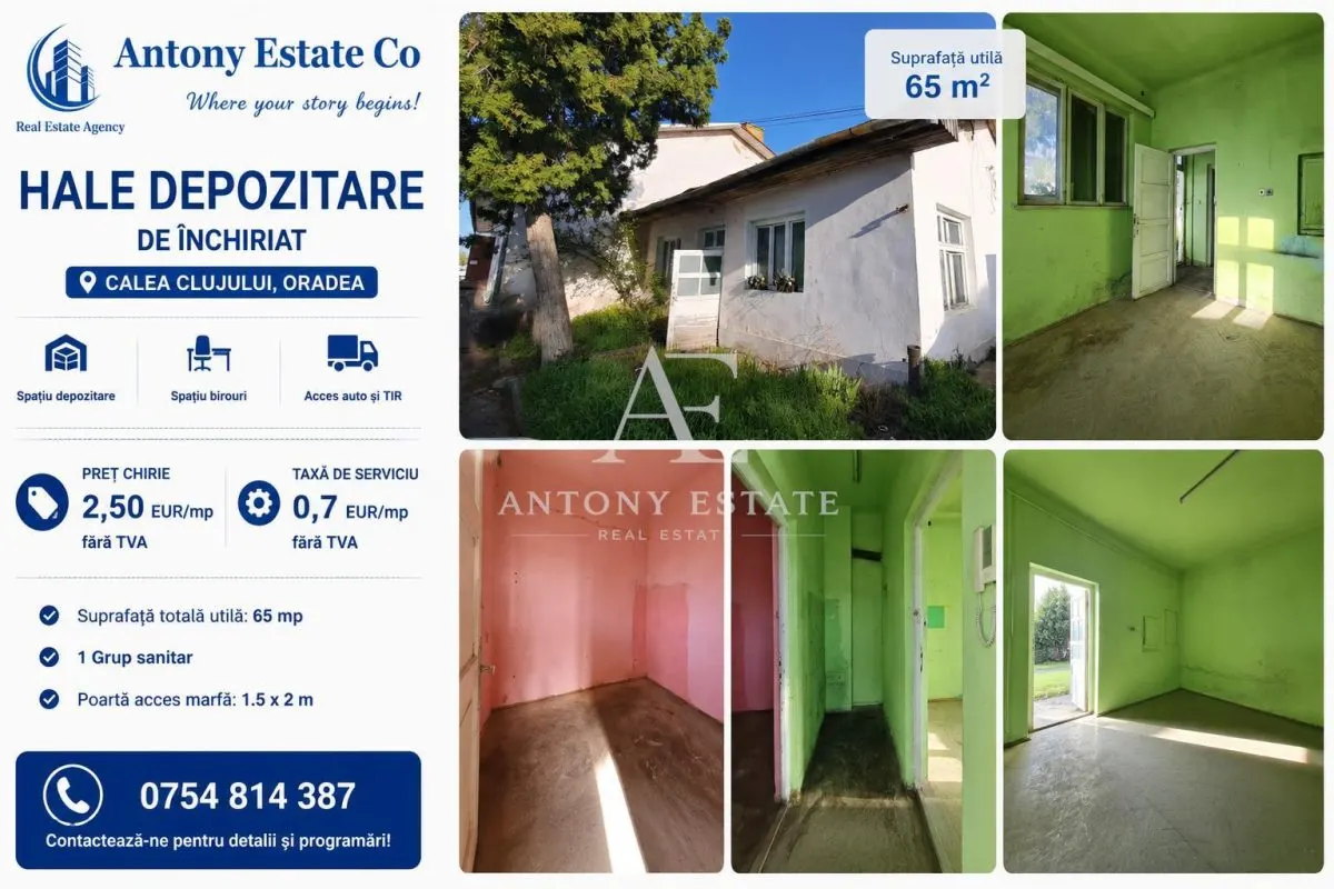 Antony Estate | Hale, Depozite & Birouri de Închiriat | 65 - 2032 mp | Oradea - foto 7