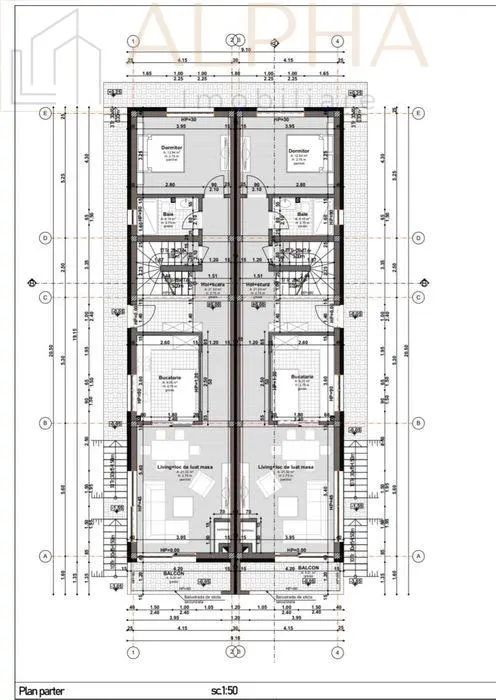 Duplex Modern in Zona Voronet, 202mp, Semifinisat, NZEB, An 2025 - foto 22