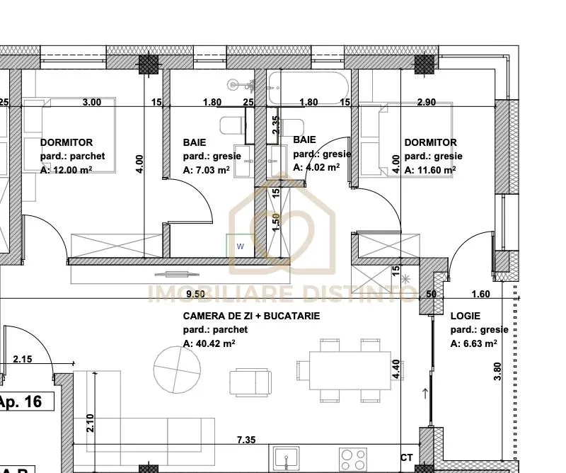 Apartament in bloc nou cu 3 camere Zona Centru vechi! Comision 0! - foto 2