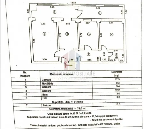 Apartament 3 camere Brăila - poza 1