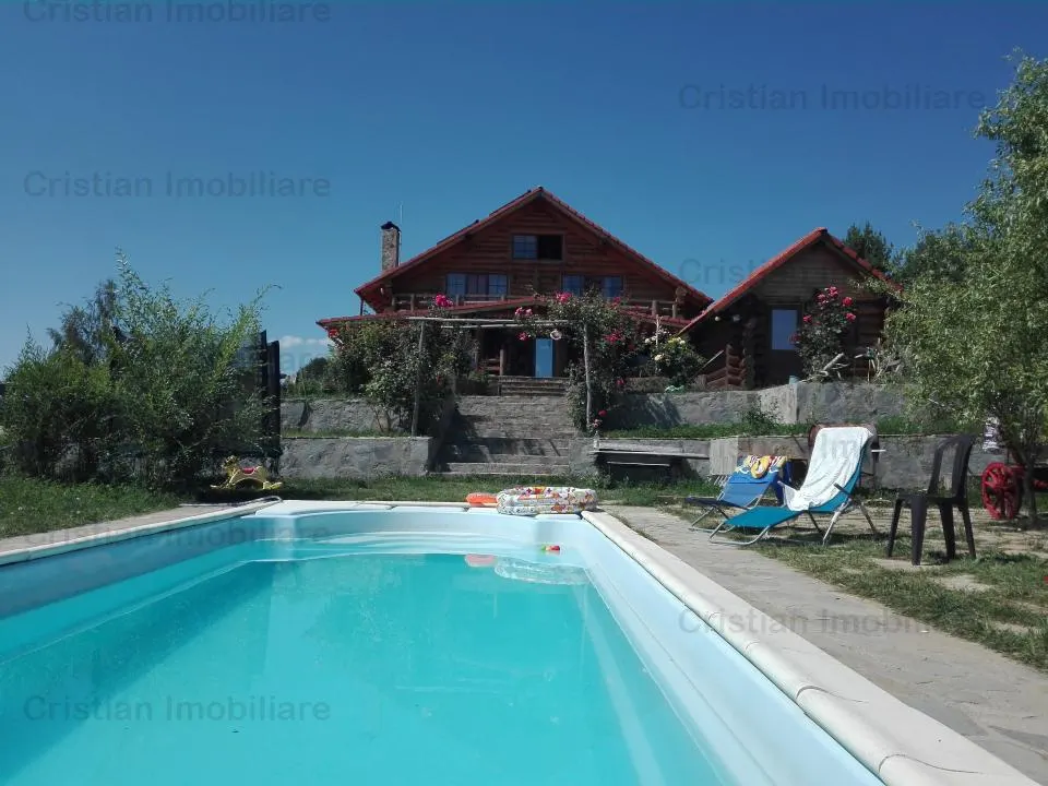 RATE Pensiune Superba*** 12 cam malul Lac Mocearu piscina - foto 9