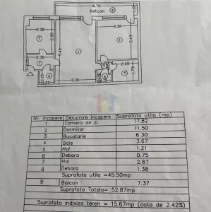 Apartament 2 camere , etaj 2, Piata Mare, mobilat utilat. totul nou - foto 19