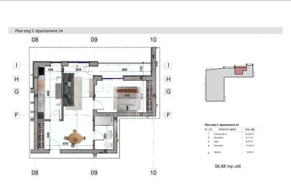 Apartament 2 camere București - poza 13