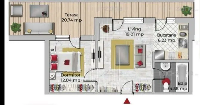 Vanzare 2 camere | Uverturii-Sector 6 | Centrala | Terasa |Comision 0% - foto 15