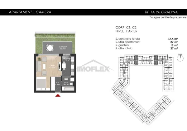 Apartament 1 camera București - poza 9
