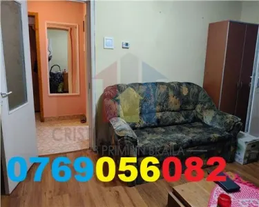 2 camere Viziru 1, parter cu balcon, Mobilat si Utilat - Braila