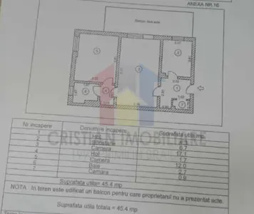 Ap.2 cam, Marna, conf 1, semidecomandat, parter cu balcon - Braila