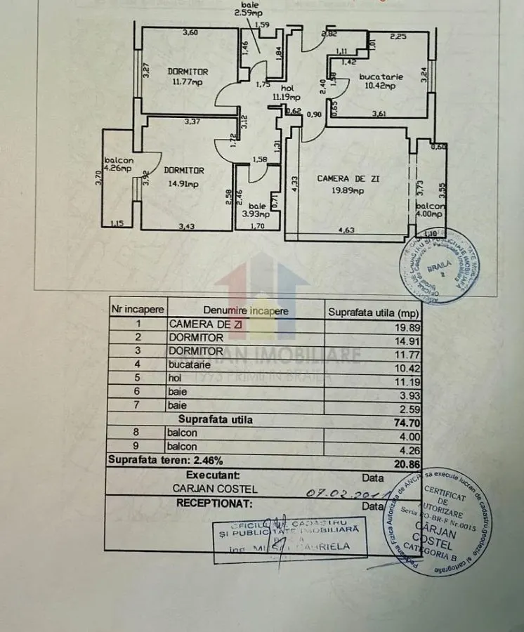 ETAJ 1, Apartament 3 camere zona Buzaului B-uri - foto 10