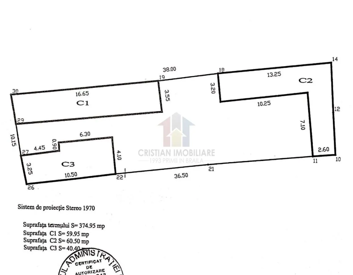 TEREN /Casa demolabila, teren 375 mp, toate utilitatile, Brailita - foto 8