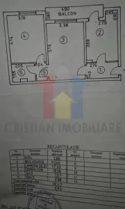 Zona linistita! Ap. 2 camere conf 1, Hipodrom, parter cu balcon - foto 8