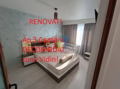 RENOVAT RECENT! AP 3 camere, Vidin, Confort 1 - 65 mp - foto 1