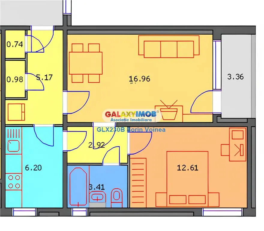 Apartament 2 camere Bd. Alexandru Obregia | Berceni | Grand Arena - foto 12
